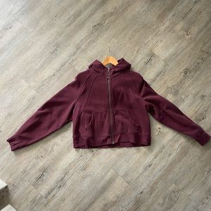 lululemon Scuba Oversized Full Zip - M/L - Cassis